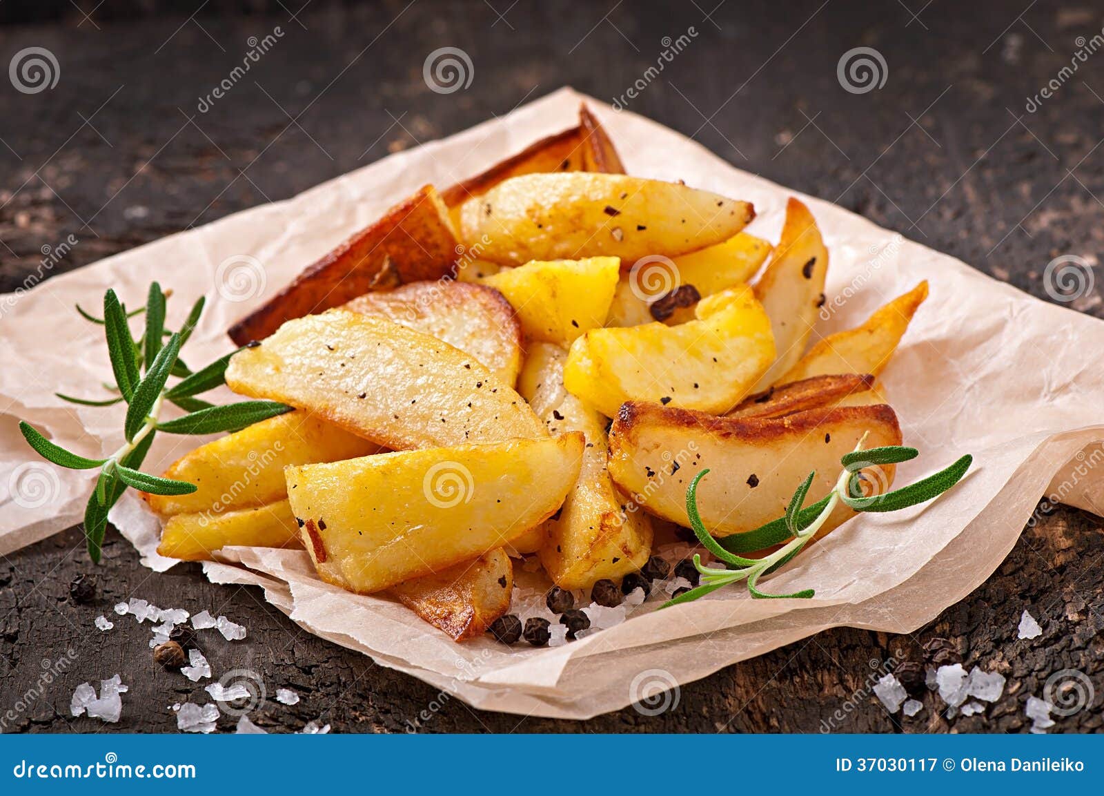 French fries potato wedges stock image. Image of crunchy 37030117