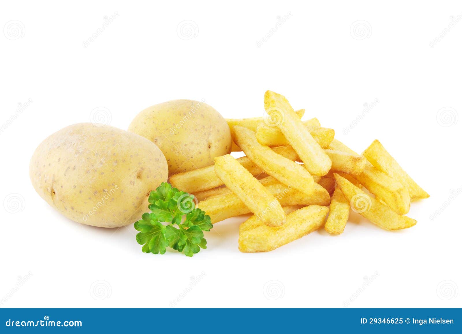 French fries and potatoes stock image. Image of fries 29346625