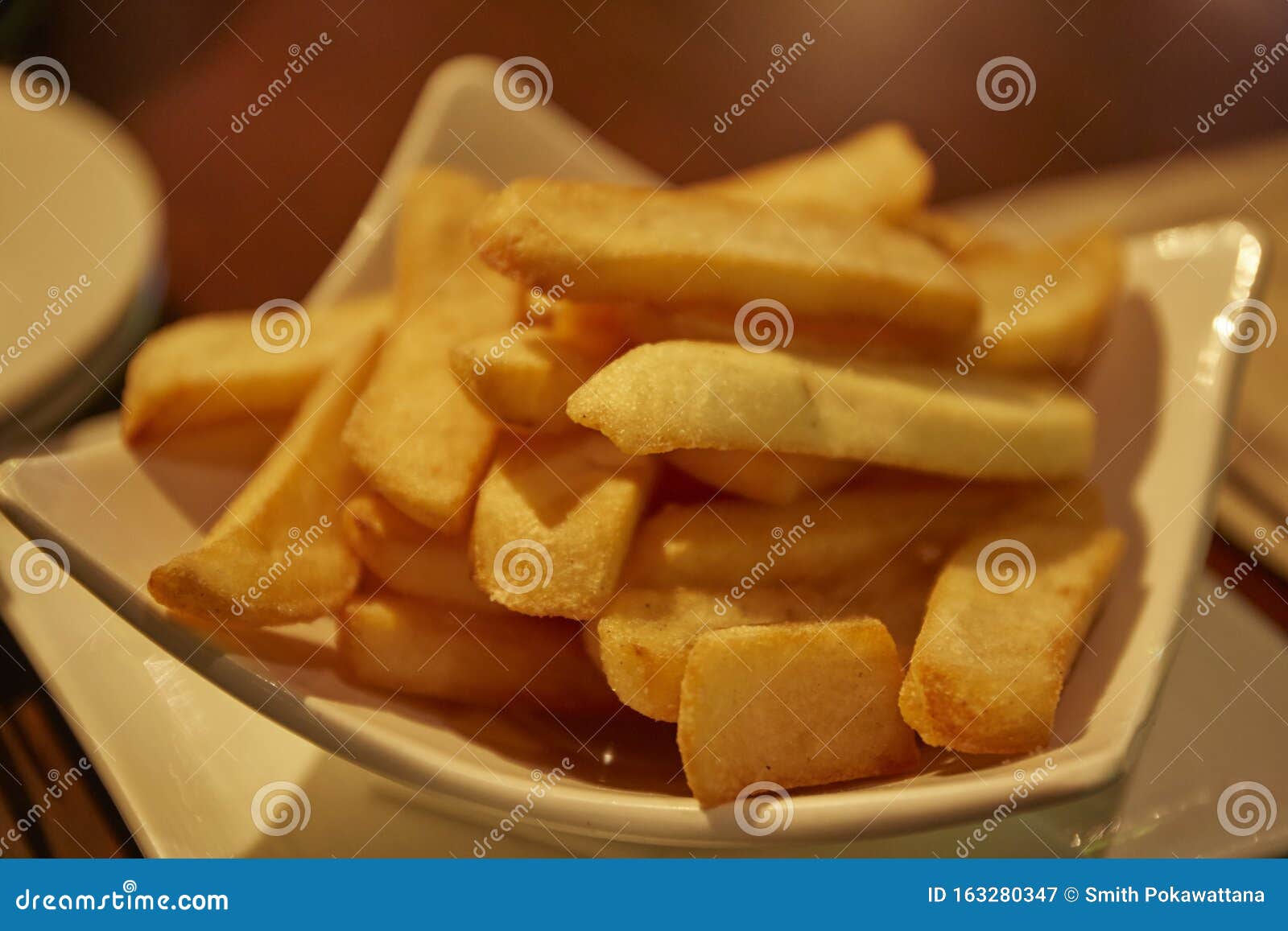 French Fries in Serving Size Stock Image - Image of nutrition, plate ...