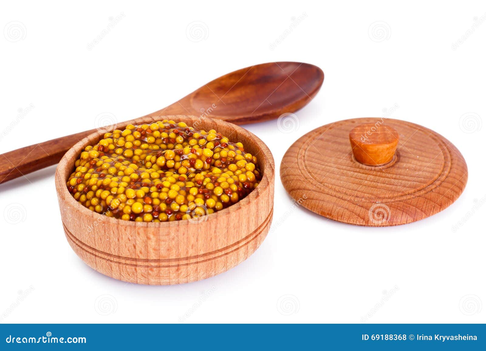 French Grain Mustard stock photo. Image of macro, bowl 69188368