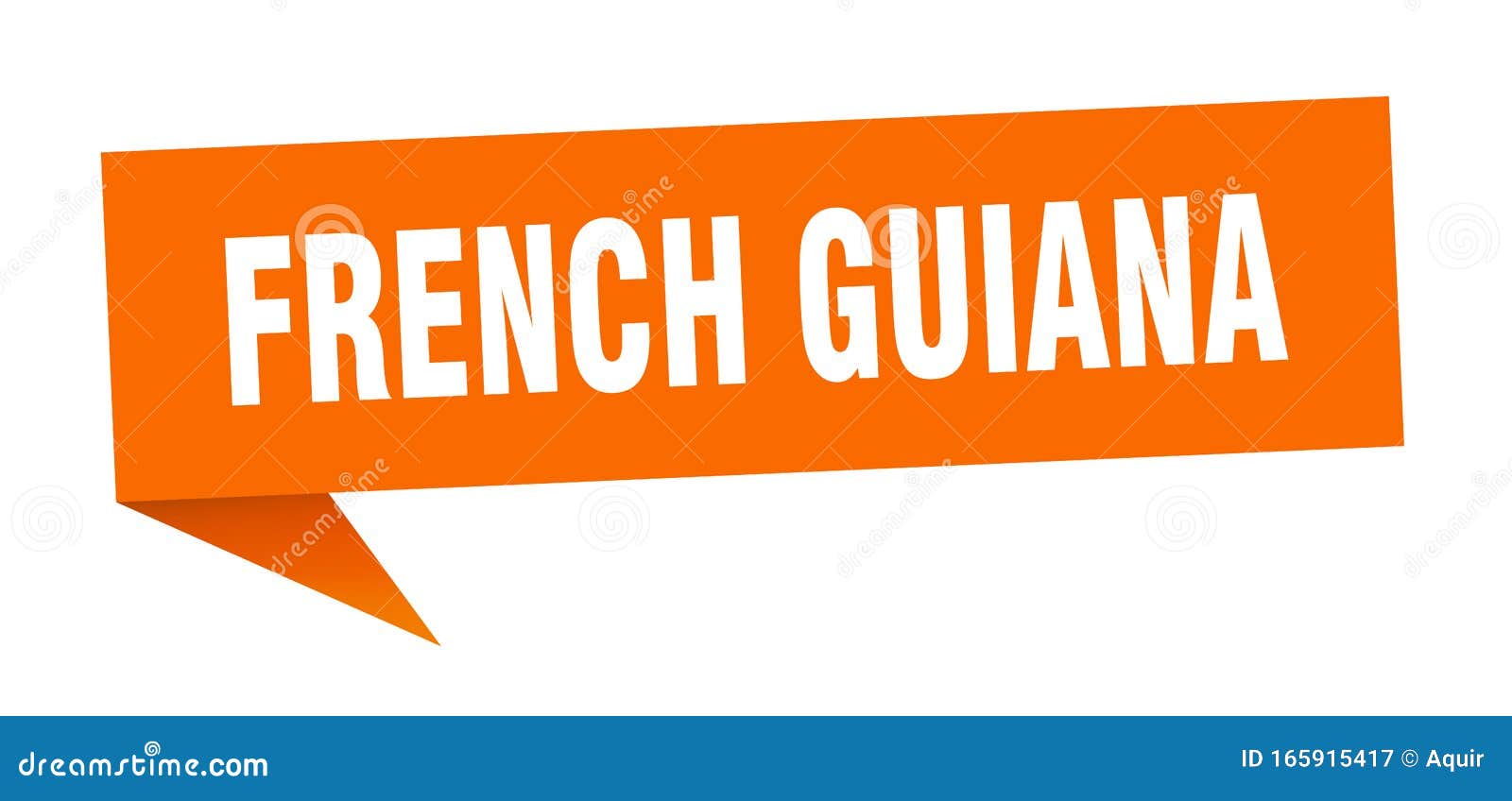 French Guiana Sticker. French Guiana Signpost Pointer Sign Stock Vector
