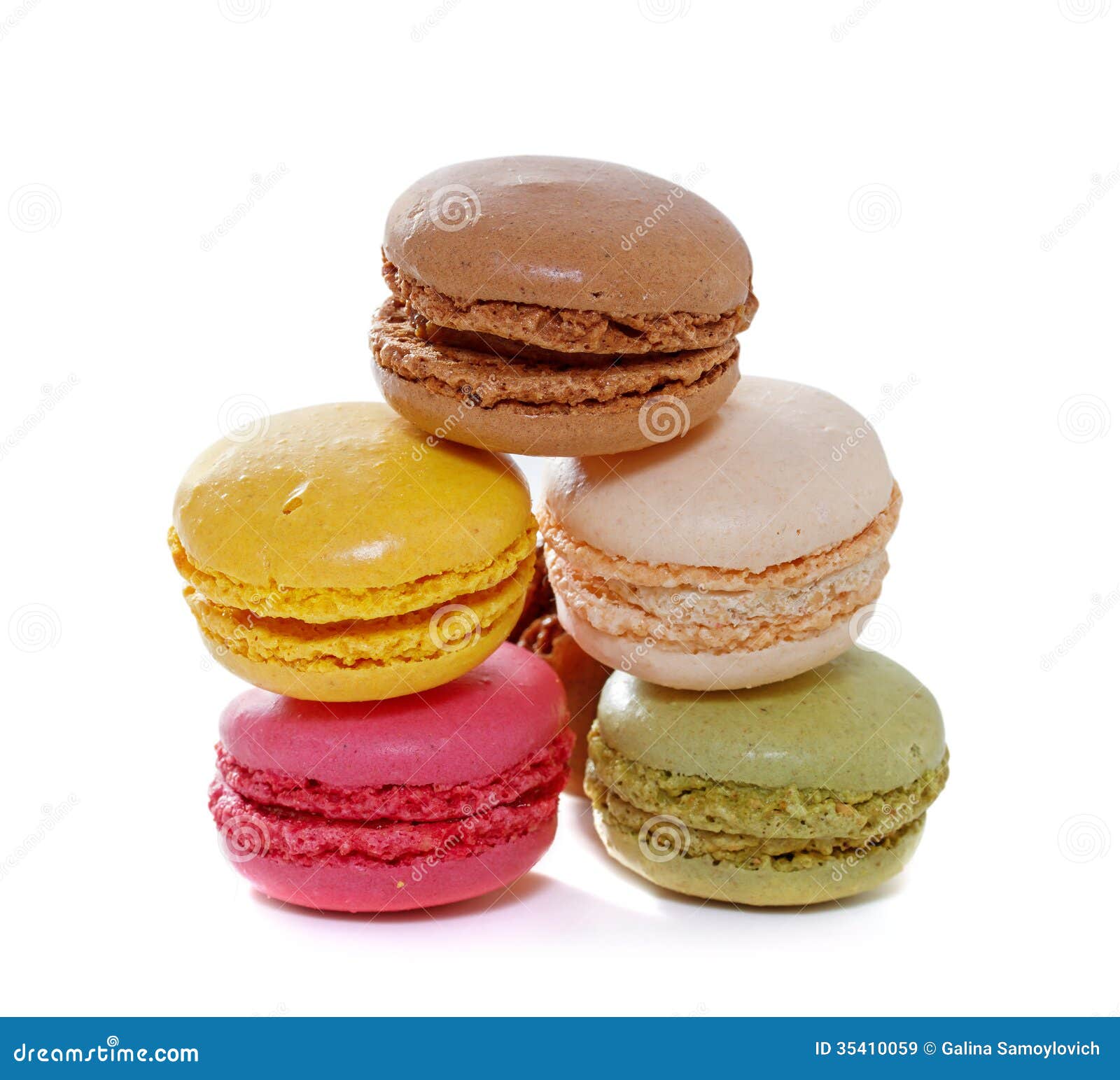 French macarons. stock image. Image of confection, gastronomy - 35410059