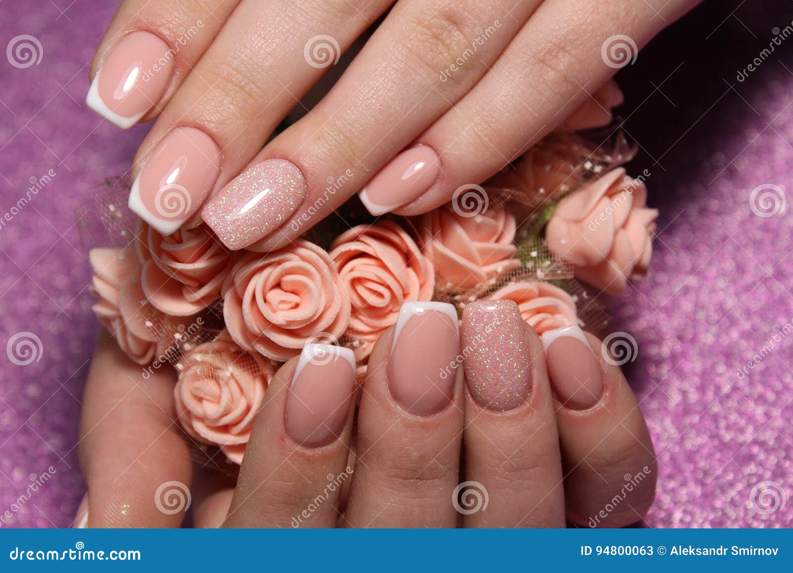 Aggregate 118+ french manicure nails for wedding super hot