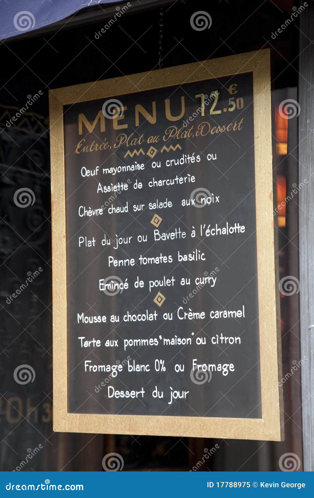 French Menu stock image. Image of menu, drink, france - 17788975