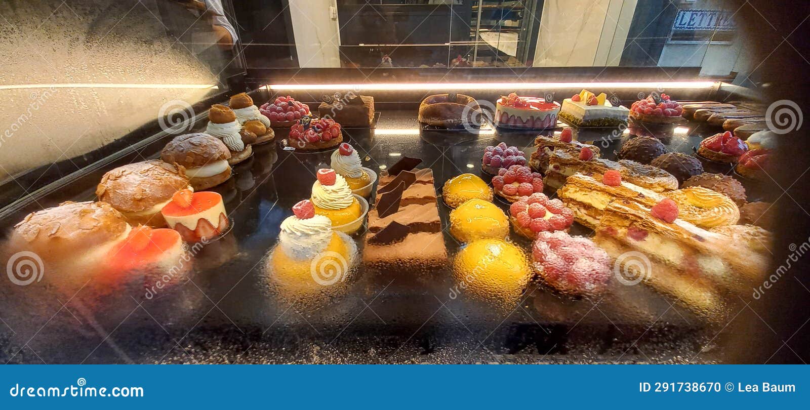 French Pastries in Paris stock photo. Image of city 291738670