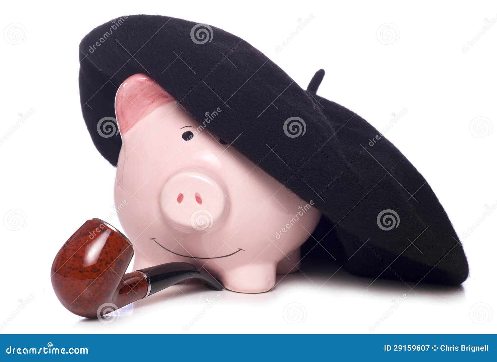 French piggy bank stock image. Image of bank, financial 29159607
