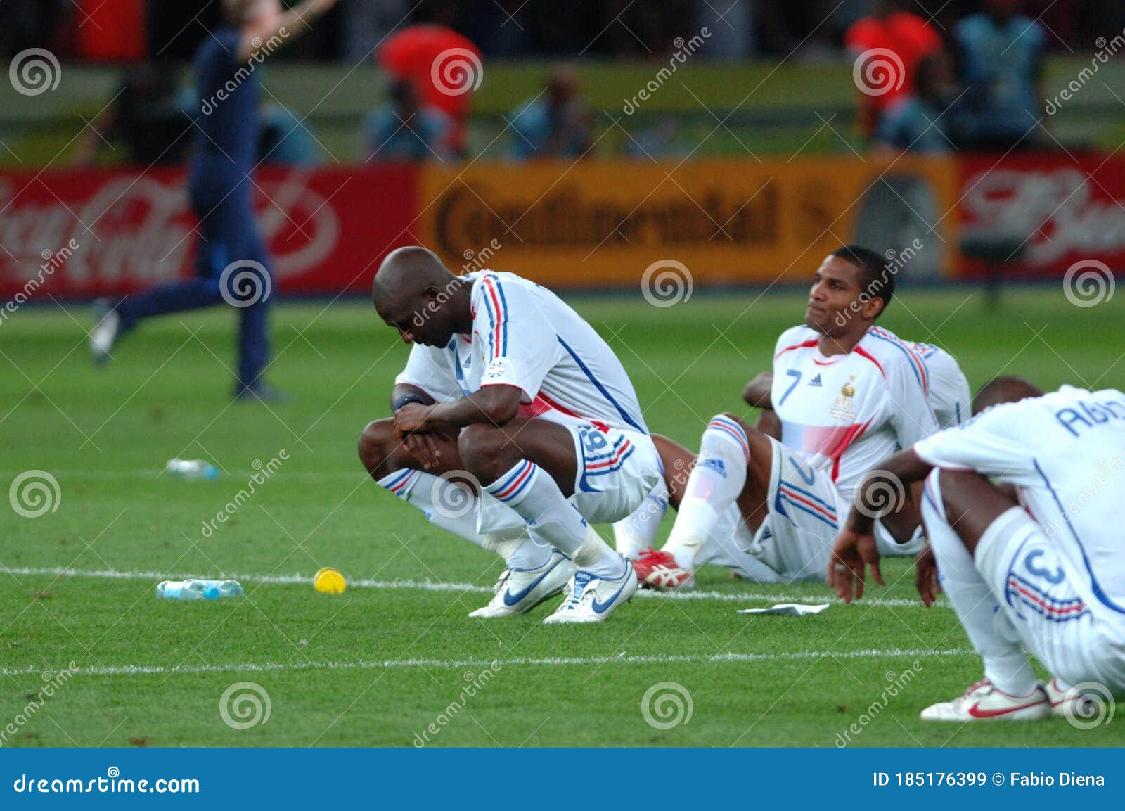 French Players for Losing the World Cup Final Against Italy Editorial Stock Image