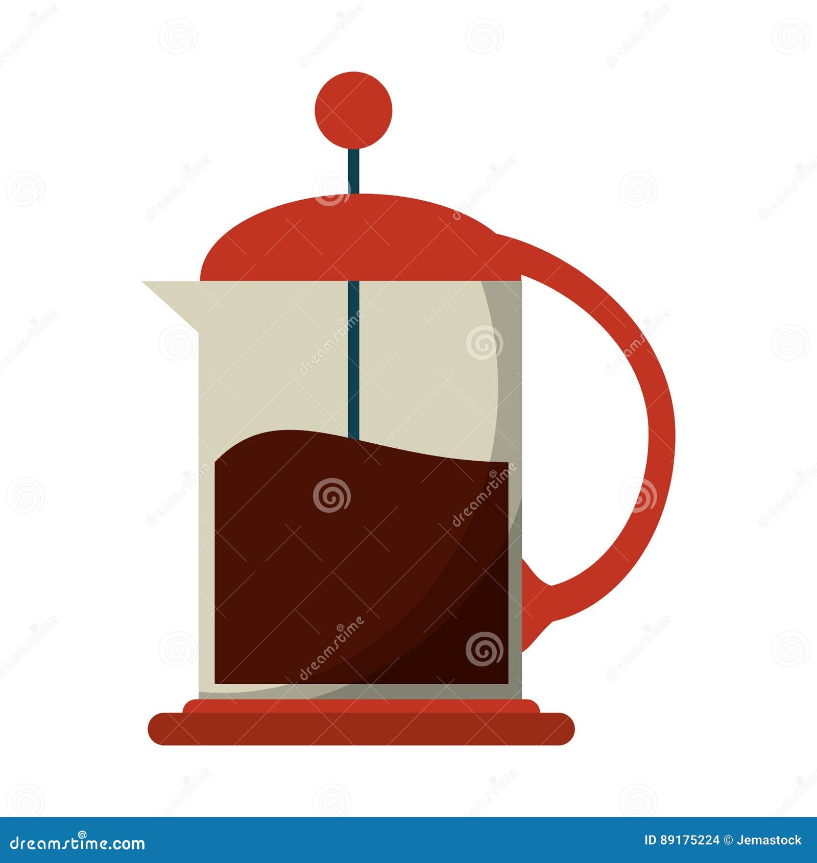 French press coffee maker stock photo. Image of drink 89175224