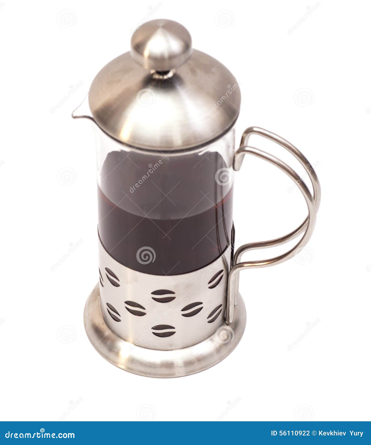 French Press Coffee or Tea Maker Stock Photo Image of press, kitchen 56110922