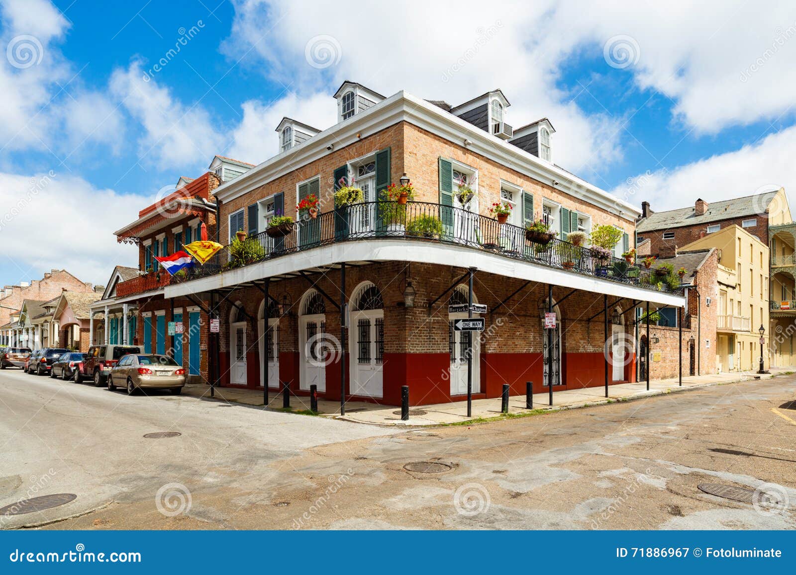French Quarter Cityscape editorial photography. Image of architecture
