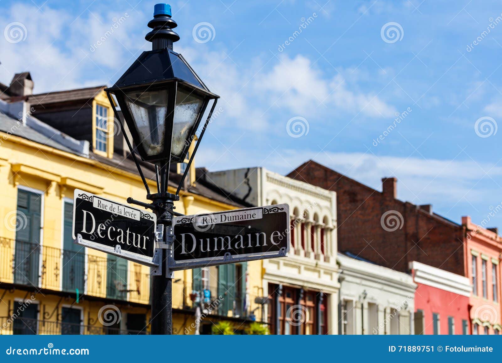 French Quarter Cityscape stock image. Image of quarter - 71889751