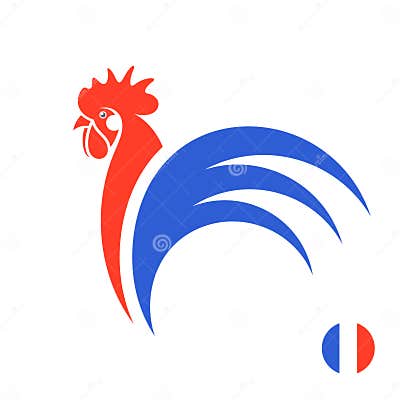 French rooster stock vector. Illustration of male, bird - 85420288