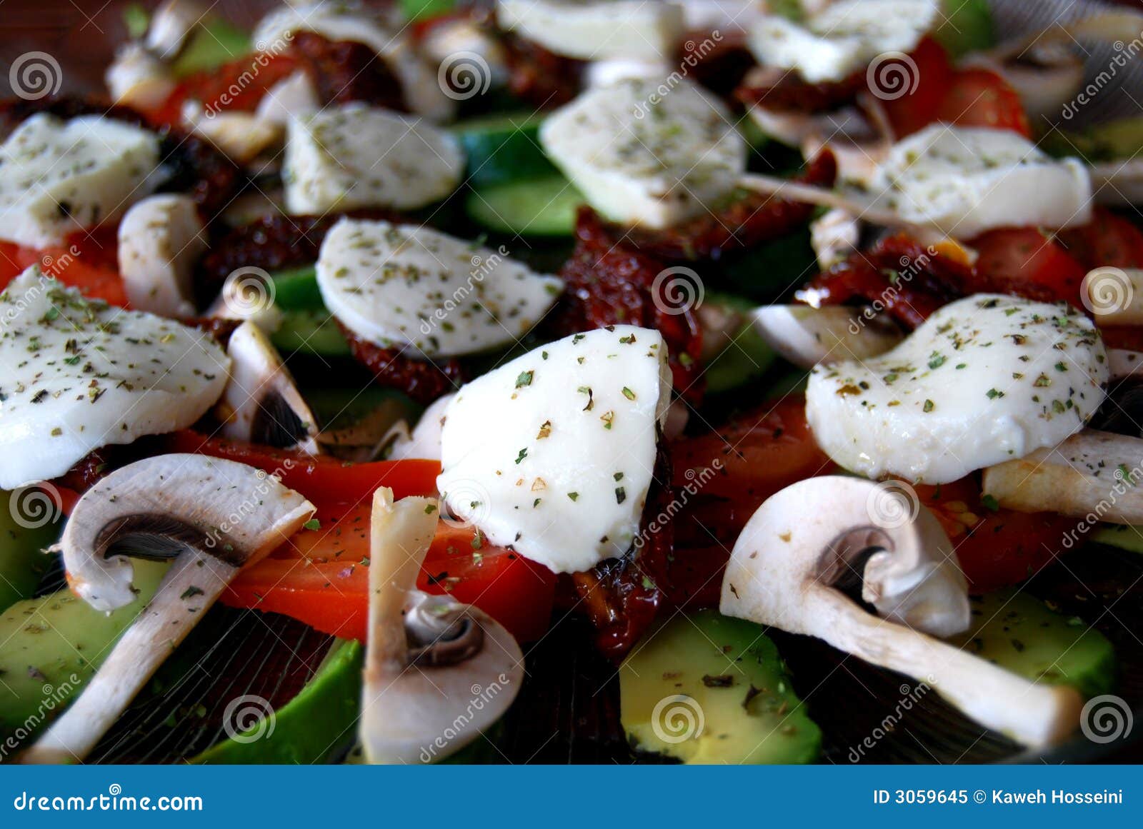 French salad close stock image. Image of close, closeup 3059645