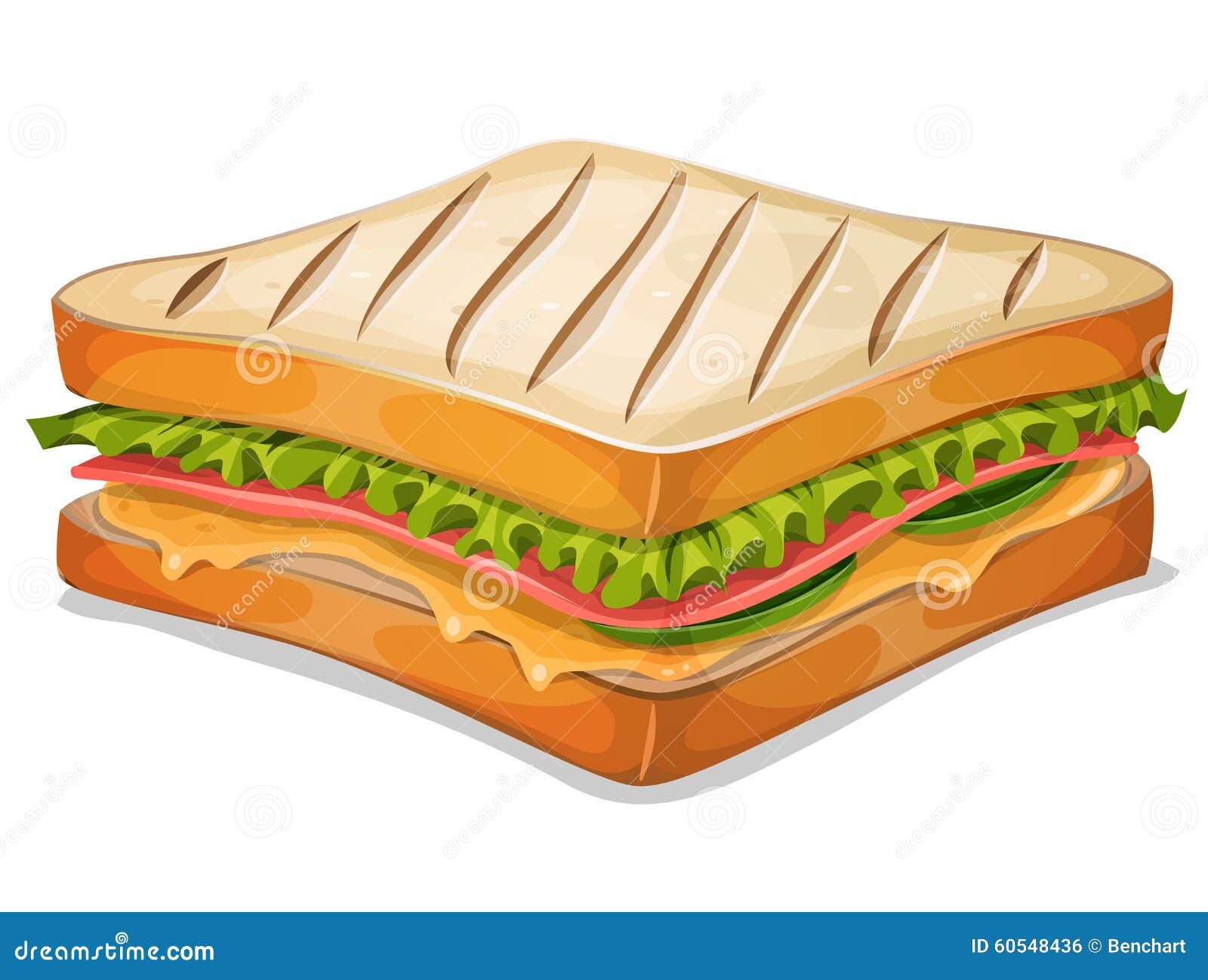 French Sandwich Icon stock vector. Illustration of alimentation  60548436