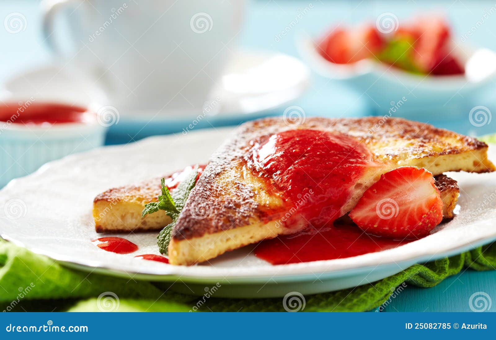French toast stock image. Image of fruit, culinary, cooked 25082785