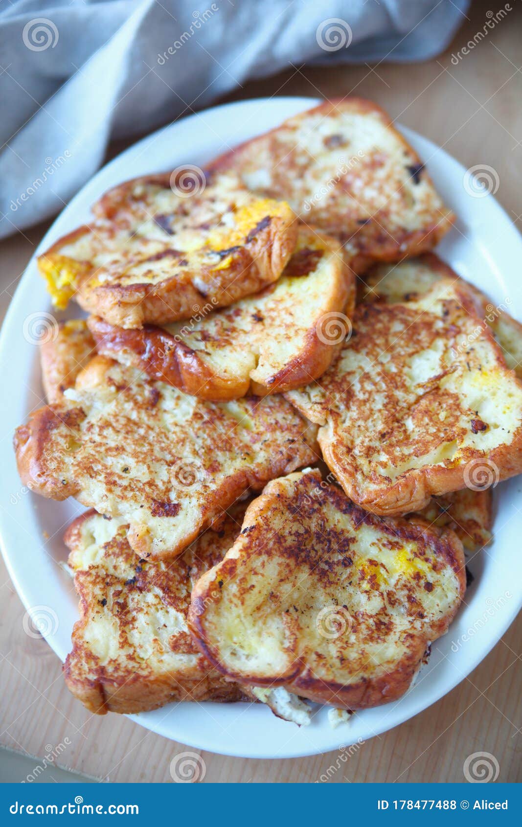 French toast platter stock photo. Image of shot, abundance 178477488