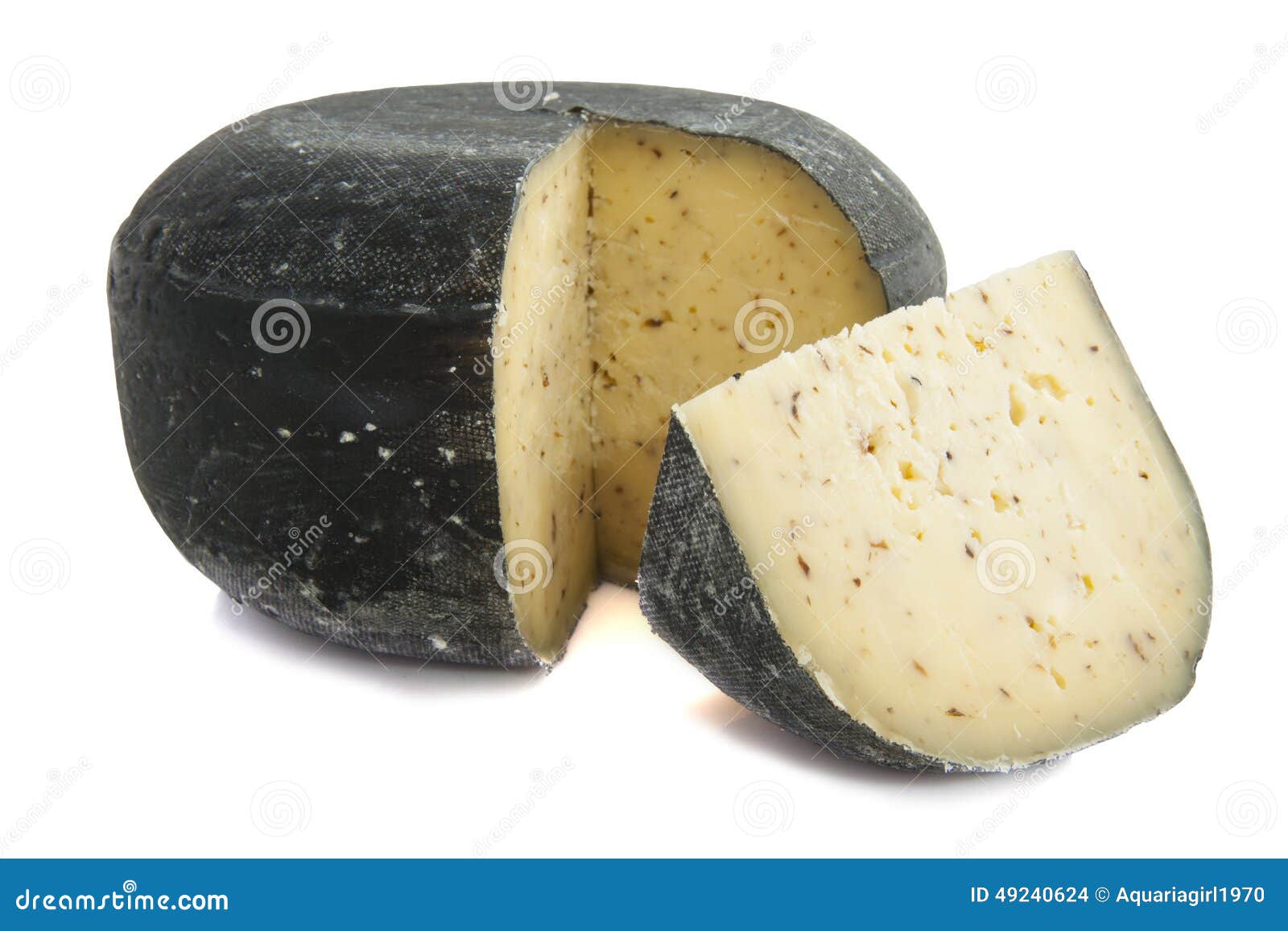French truffle cheese stock photo. Image of plate, mould 49240624