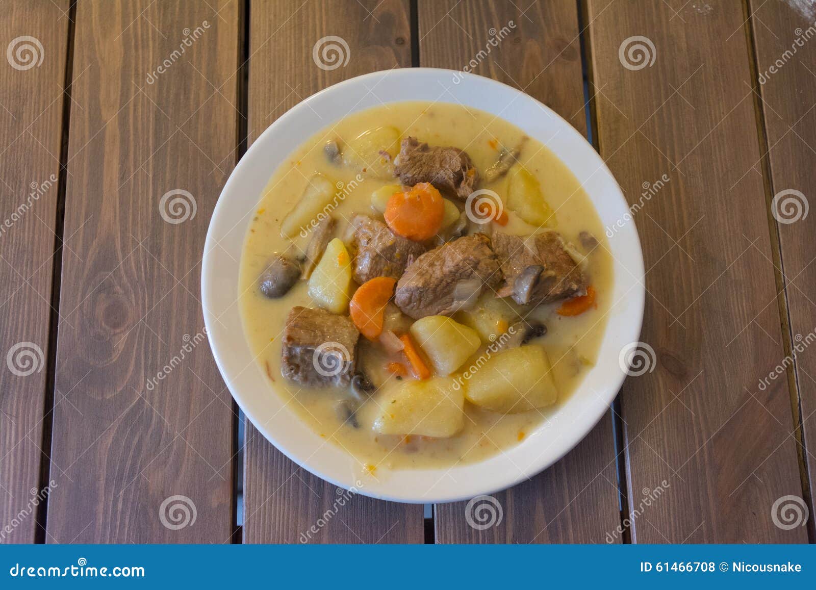 French veal blanquette stock photo. Image of classical 61466708