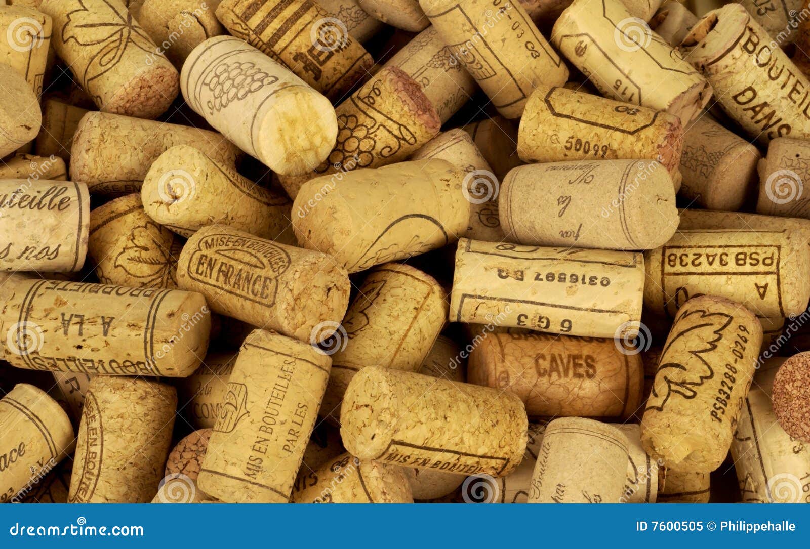 French wine corks stock image. Image of bacchus, white - 7600505