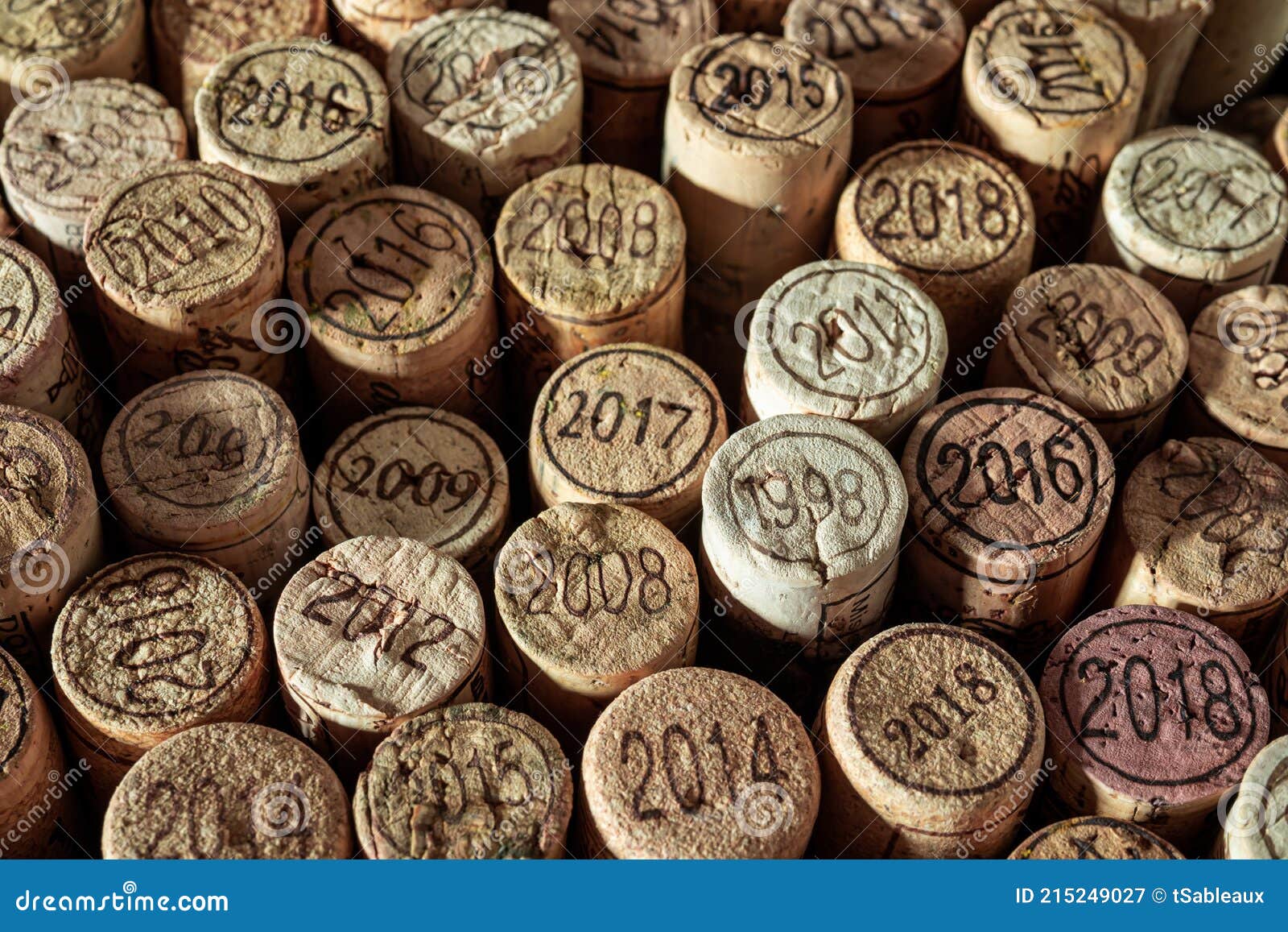 French Wines Different Corks Stock Image Image of bottle, closeup 215249027