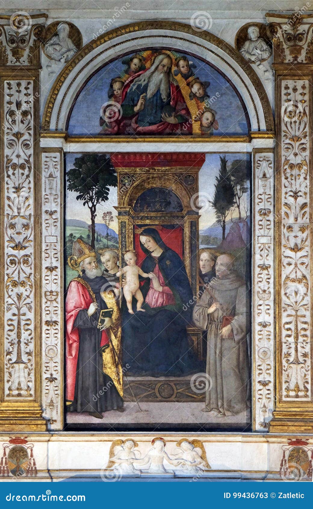 madonna with the child and saints