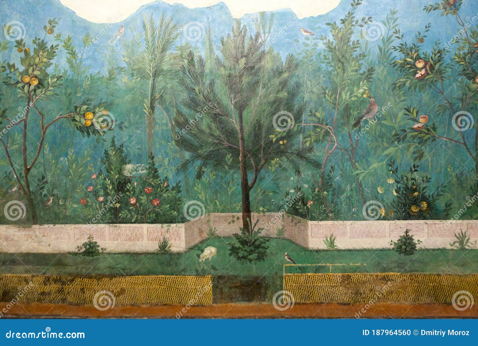gardenscape from the villa livia gardenscape from the villa livia