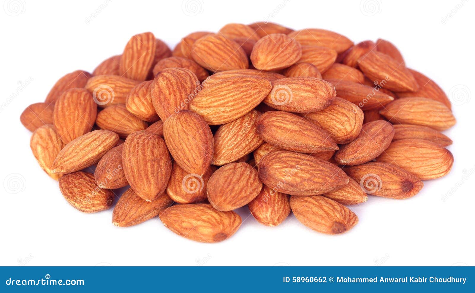 Fresh almonds stock photo. Image of background, ingredient 58960662
