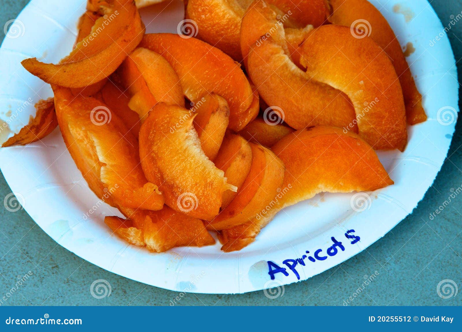 Fresh apricot slices stock photo. Image of ripe, apricot 20255512