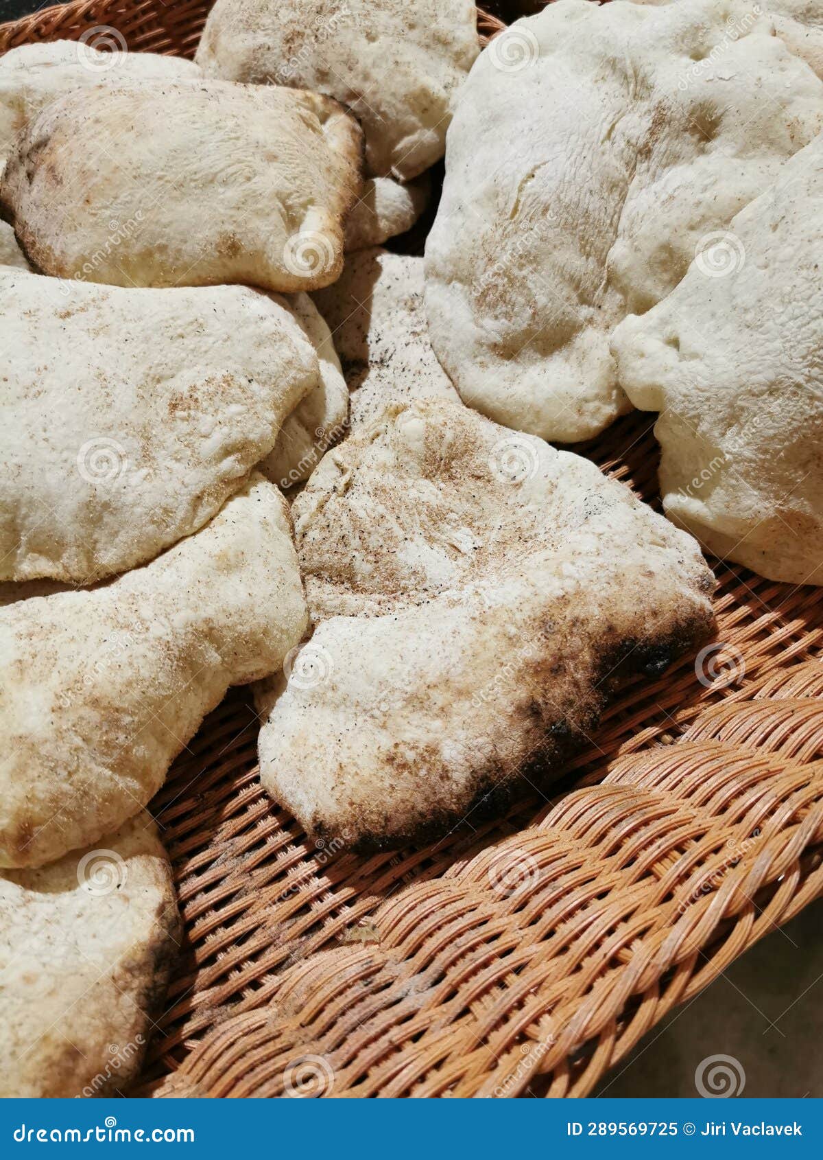 Fresh Arabian Bread from the Egypt Stock Image Image of food, dish