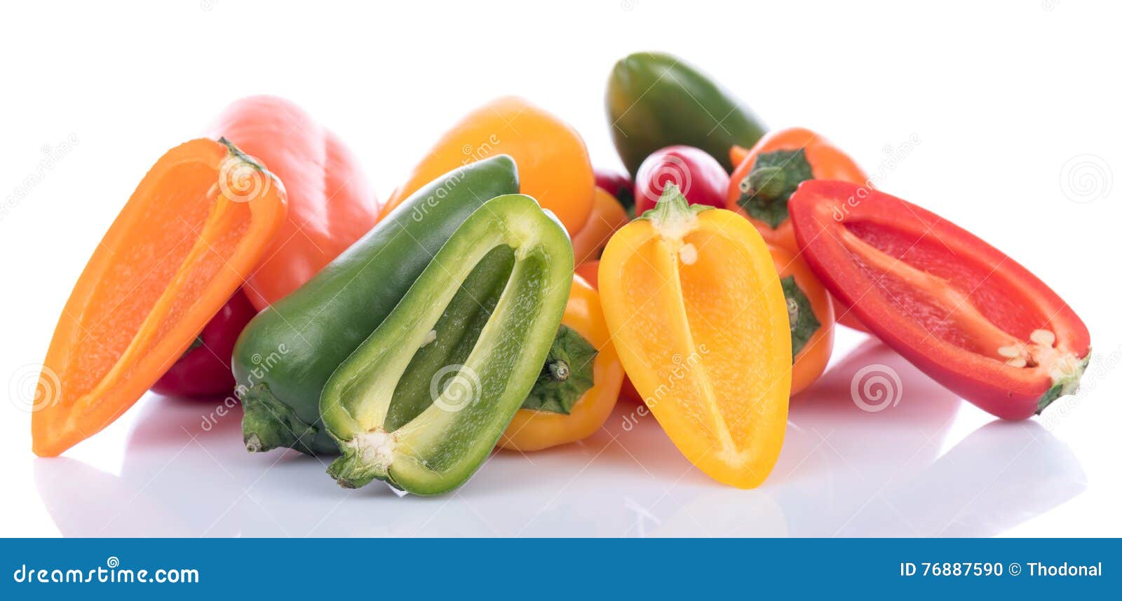 Fresh Assortment of Mini Peppers Stock Photo Image of natural, peppers 76887590