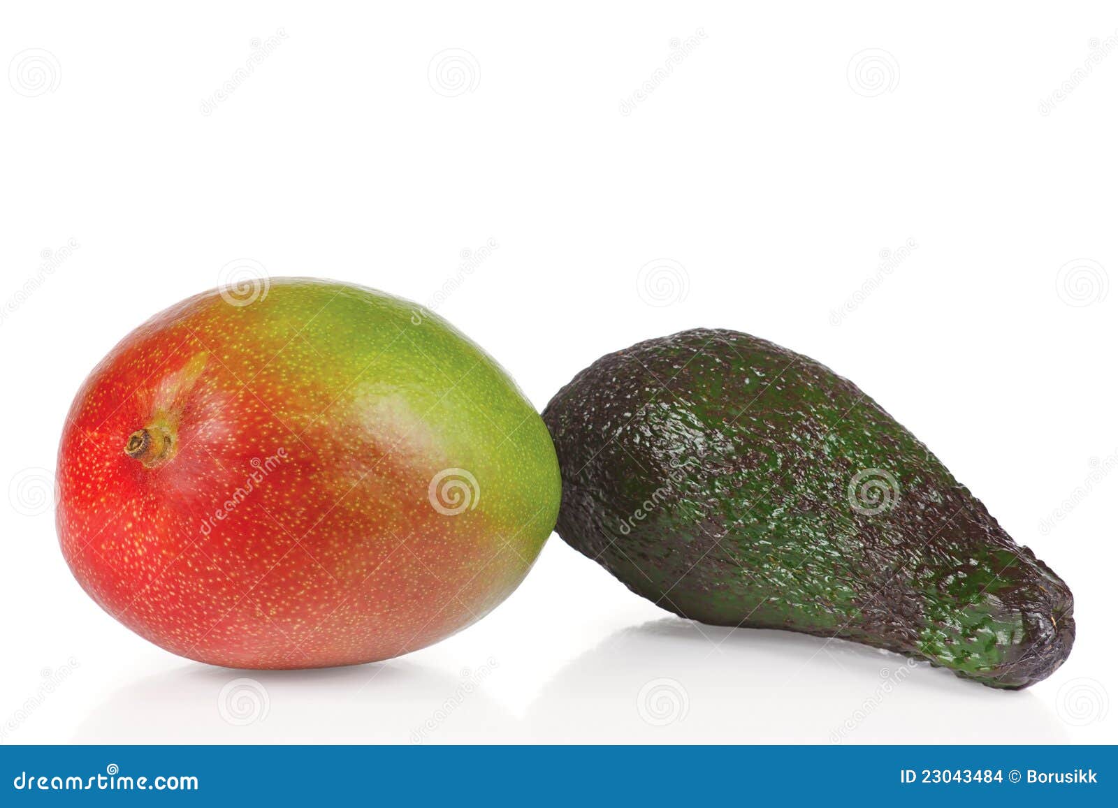 Fresh avocado and mango stock photo. Image of fruit, juicy 23043484