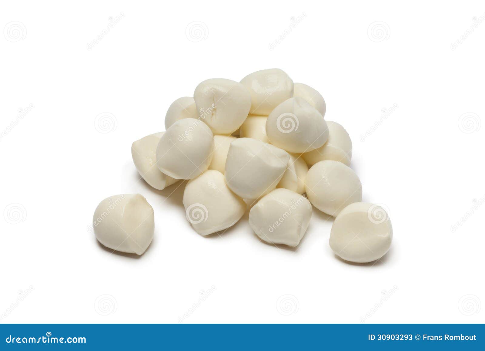 Fresh baby Mozzarella stock image. Image of small, white 30903293