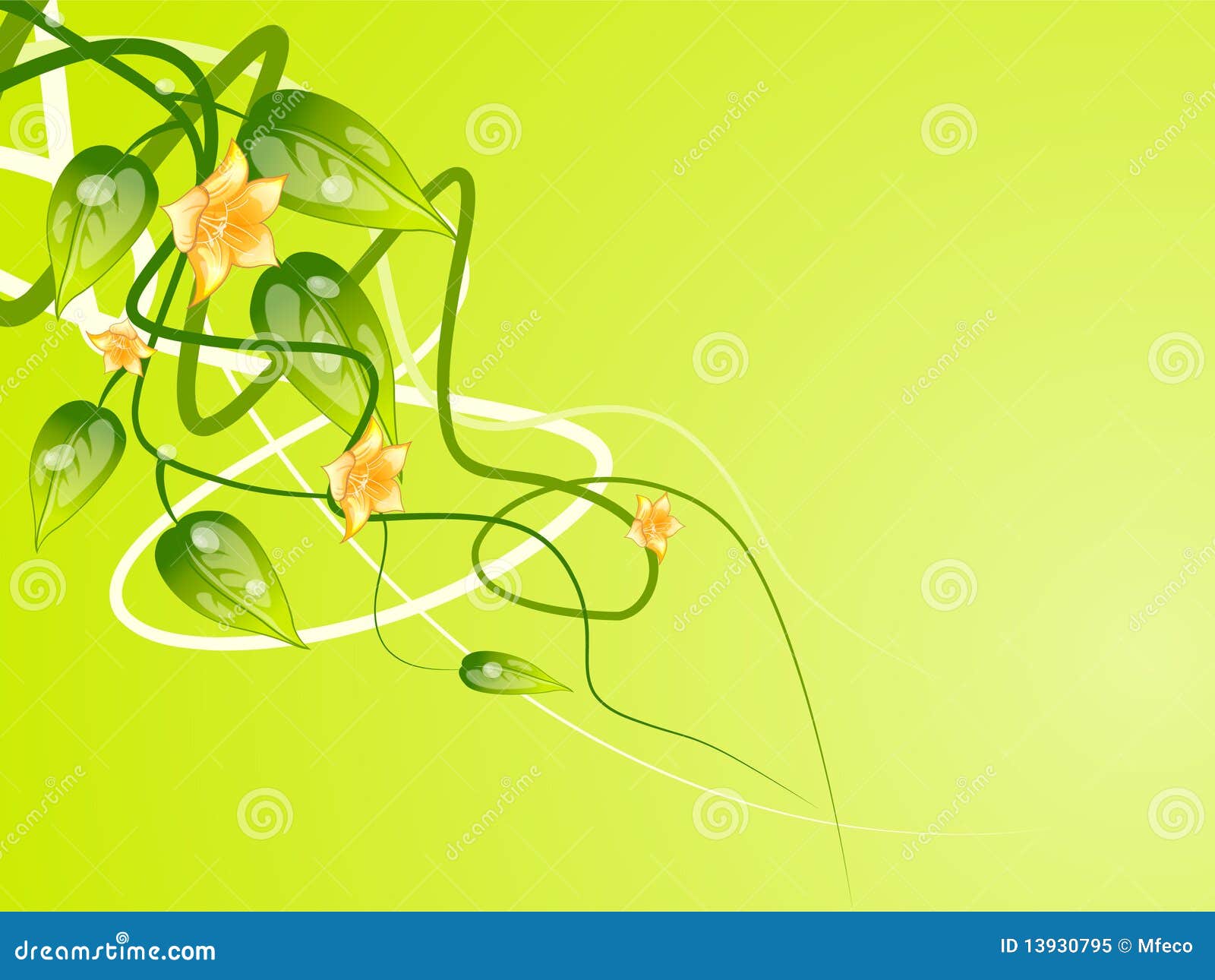 Fresh background stock vector. Illustration of curl, ecological - 13930795