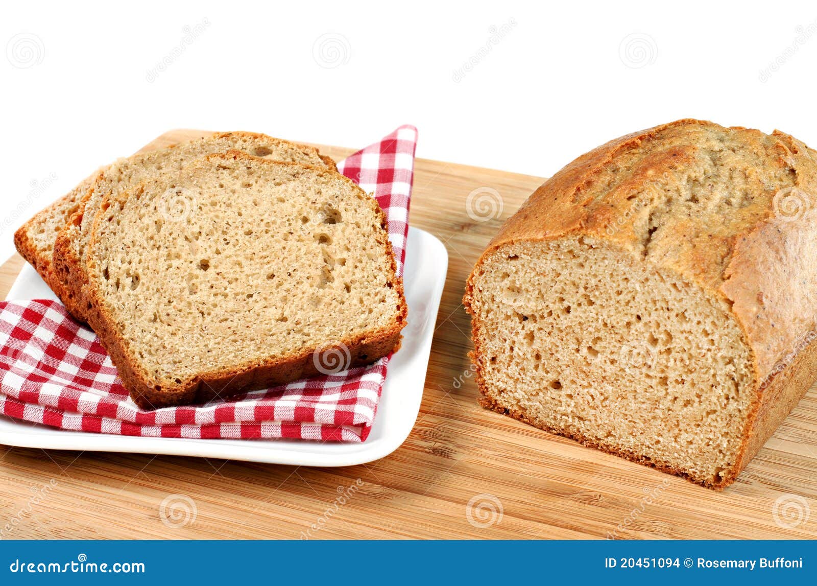 Fresh Baked Banana Bread stock photo. Image of snack 20451094