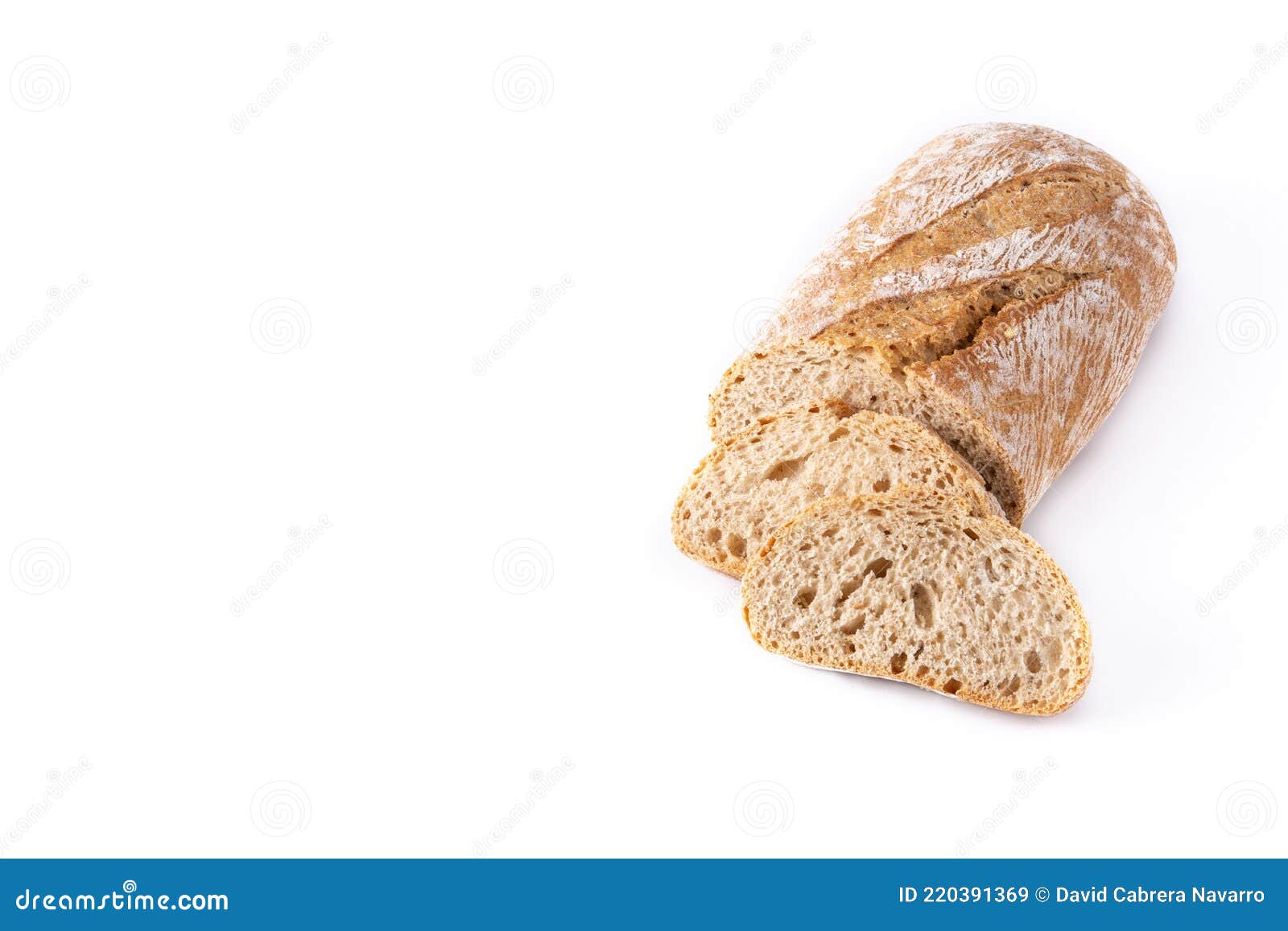 Fresh baked bread isolated stock image. Image of bakery 220391369