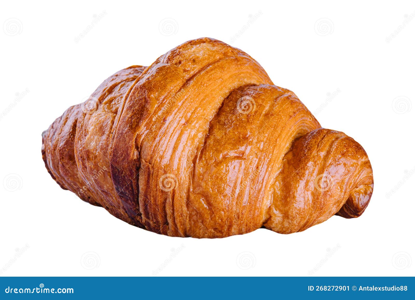 Fresh Baked Croissant on White Stock Image Image of bread, fresh