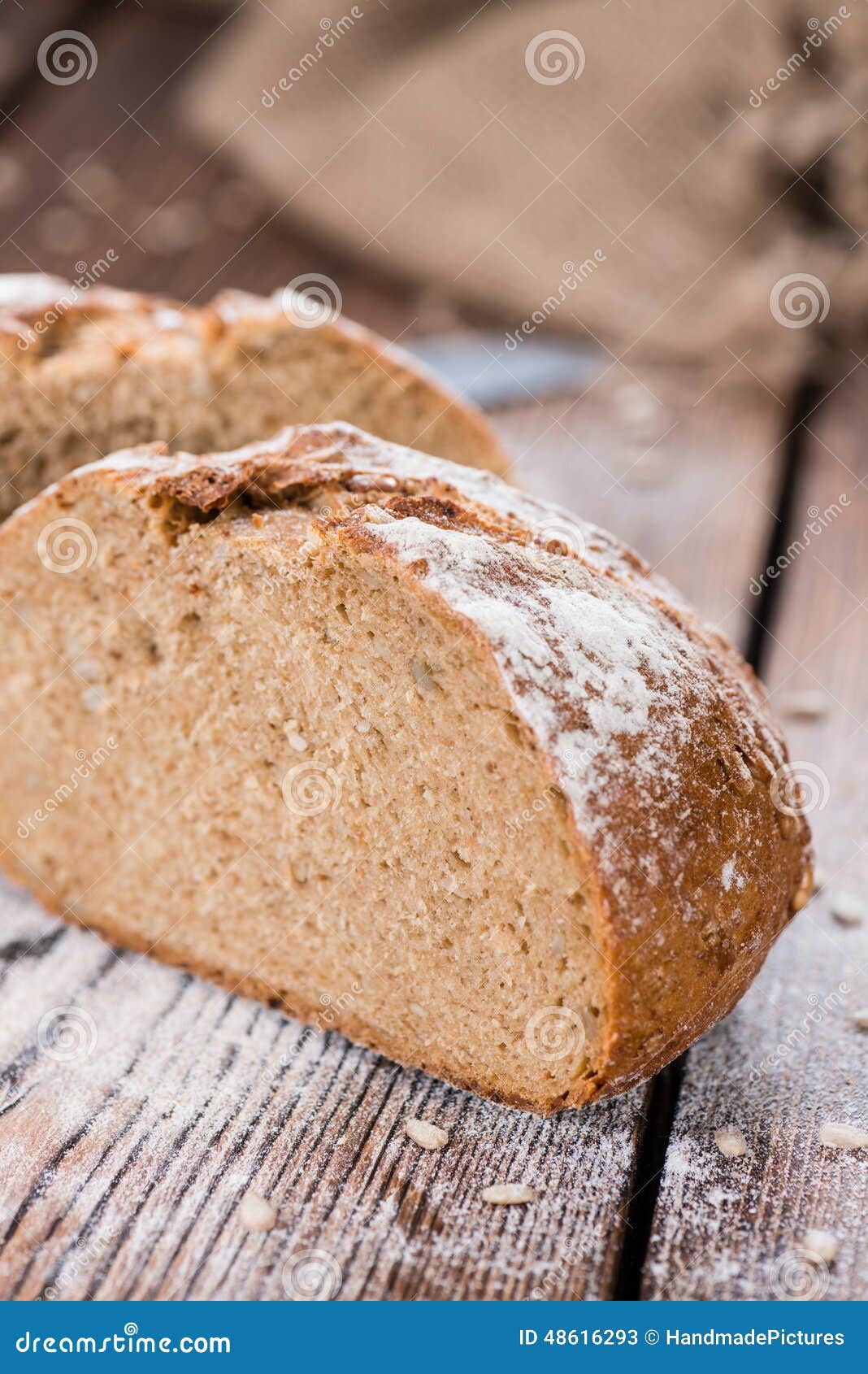 Fresh baked Loaf of Bread stock image. Image of healthy 48616293