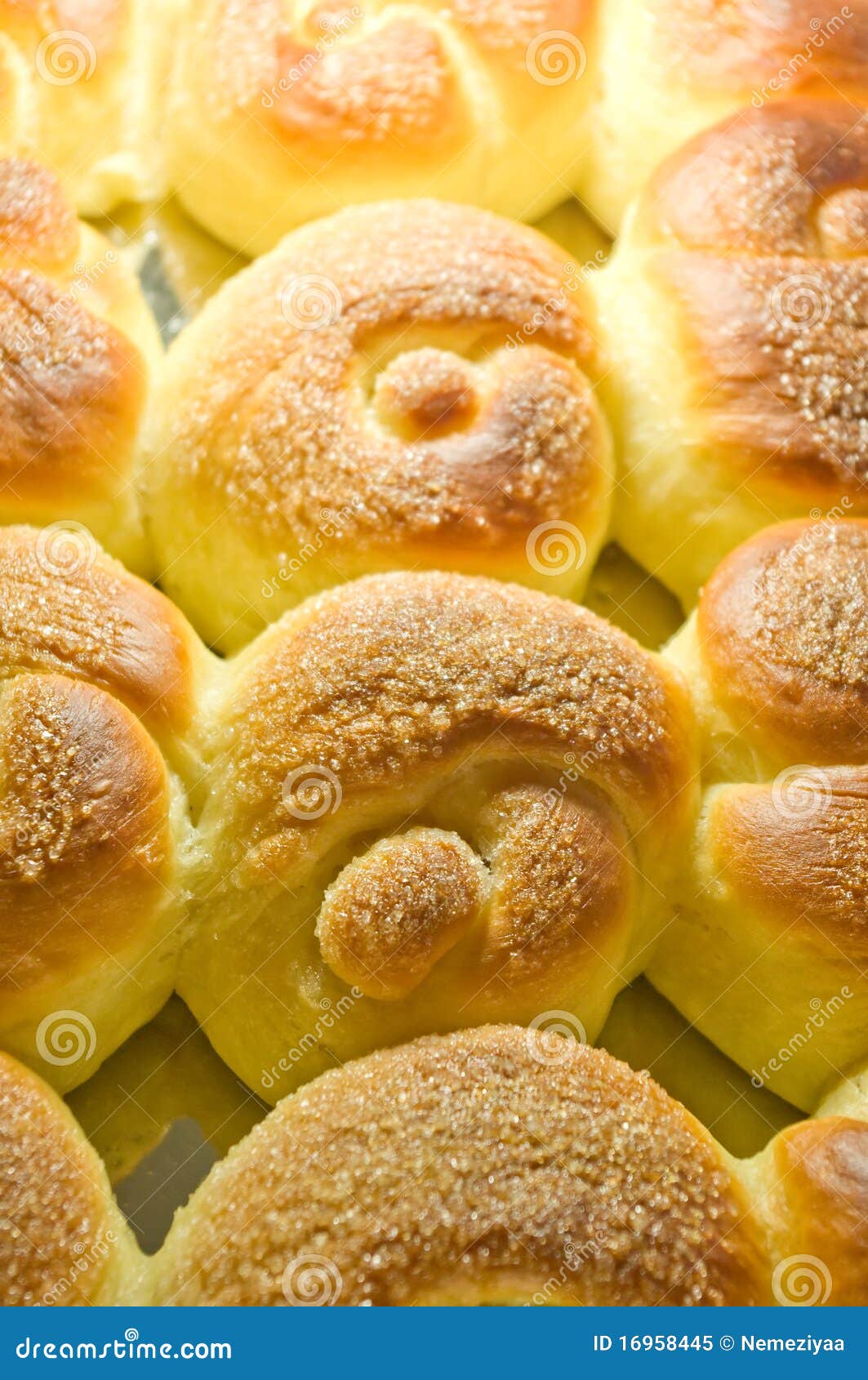 Fresh baked rolls stock image. Image of cereal, bakery 16958445