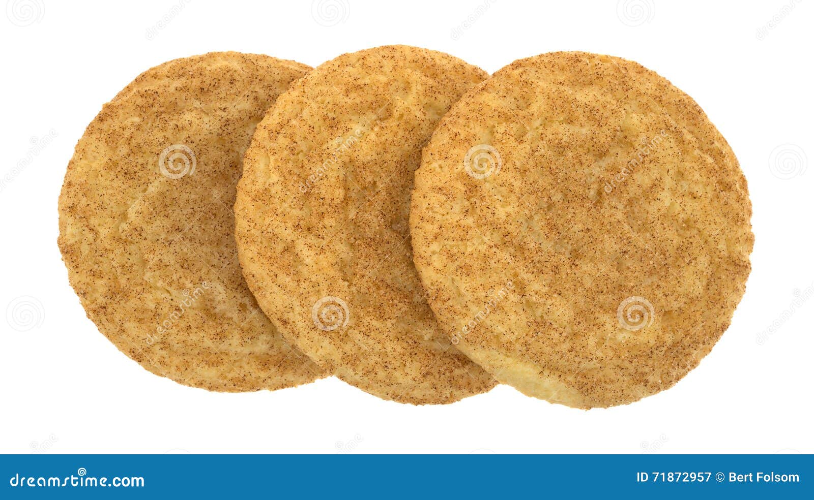 Fresh Baked Snickerdoodle Cookies Top View Stock Image Image of sweet