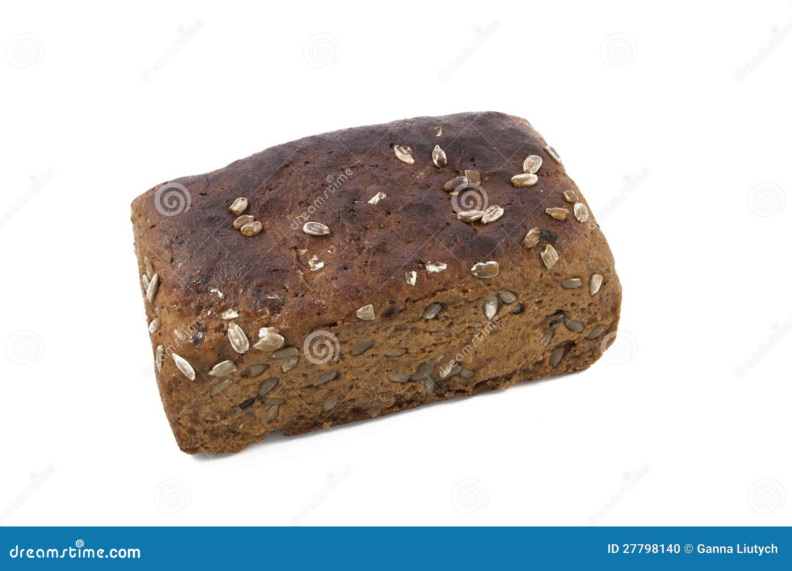 Freshbaked Tasty Brown Bread Stock Photo Image of black, corn 27798140