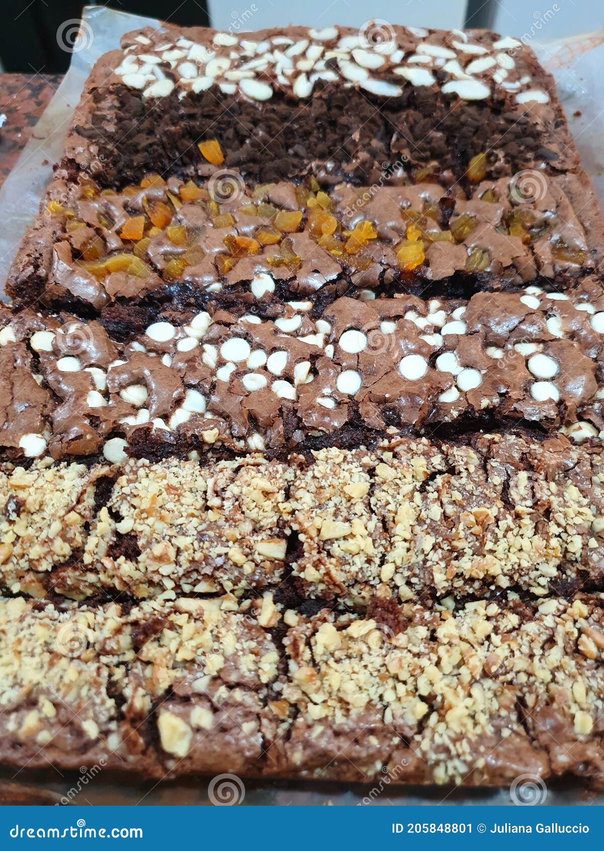 Fresh bakery brownie stock image. Image of meal, breakfast 205848801