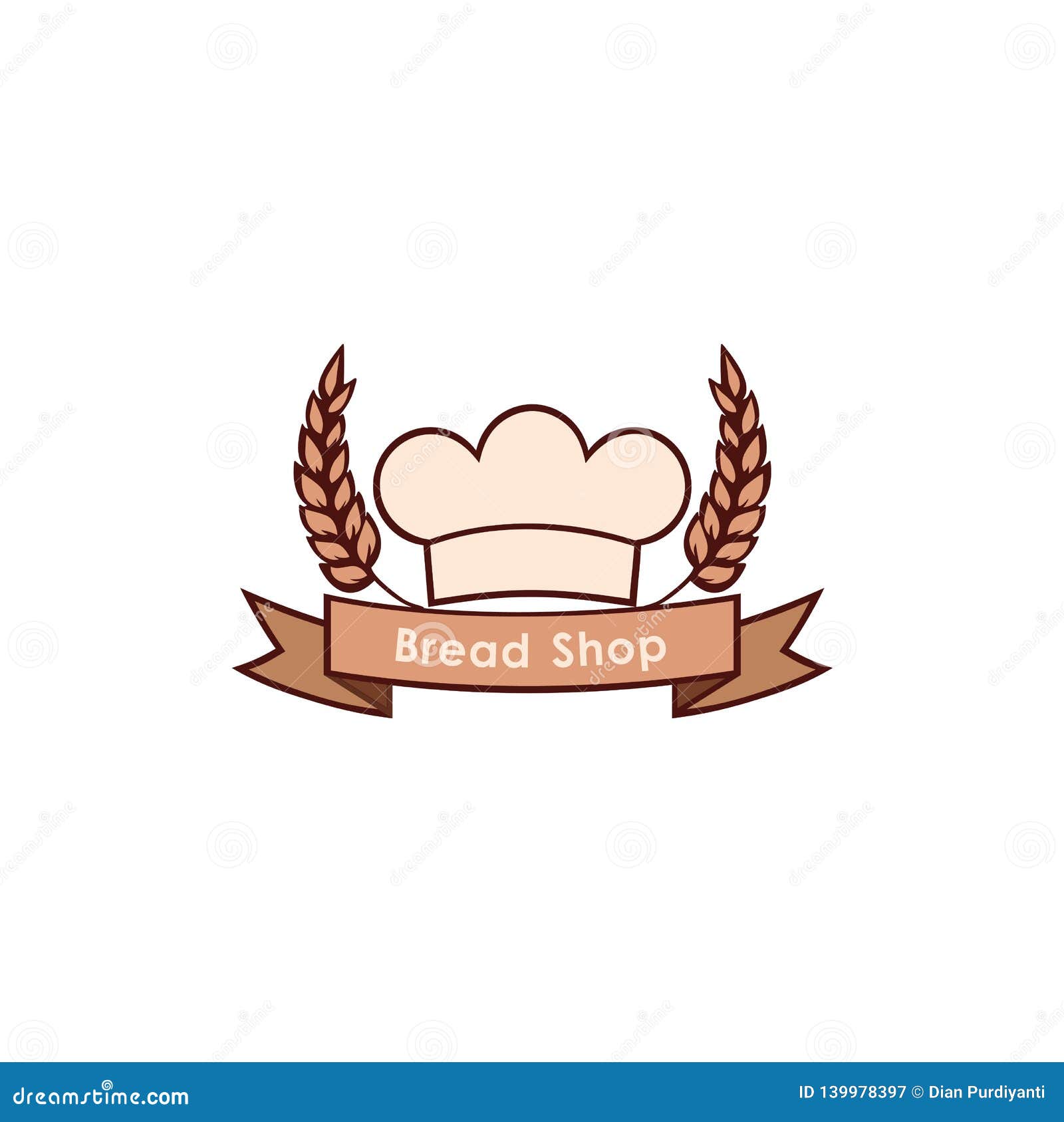 Fresh Bakery And Dessert Logo Sign Emblem Flat Vector Design