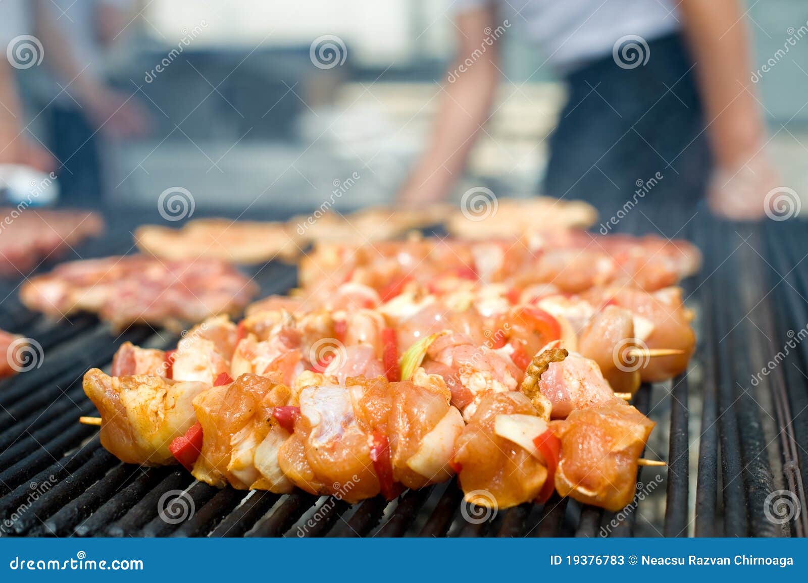 Fresh barbecue chicken stock image. Image of grilled 19376783