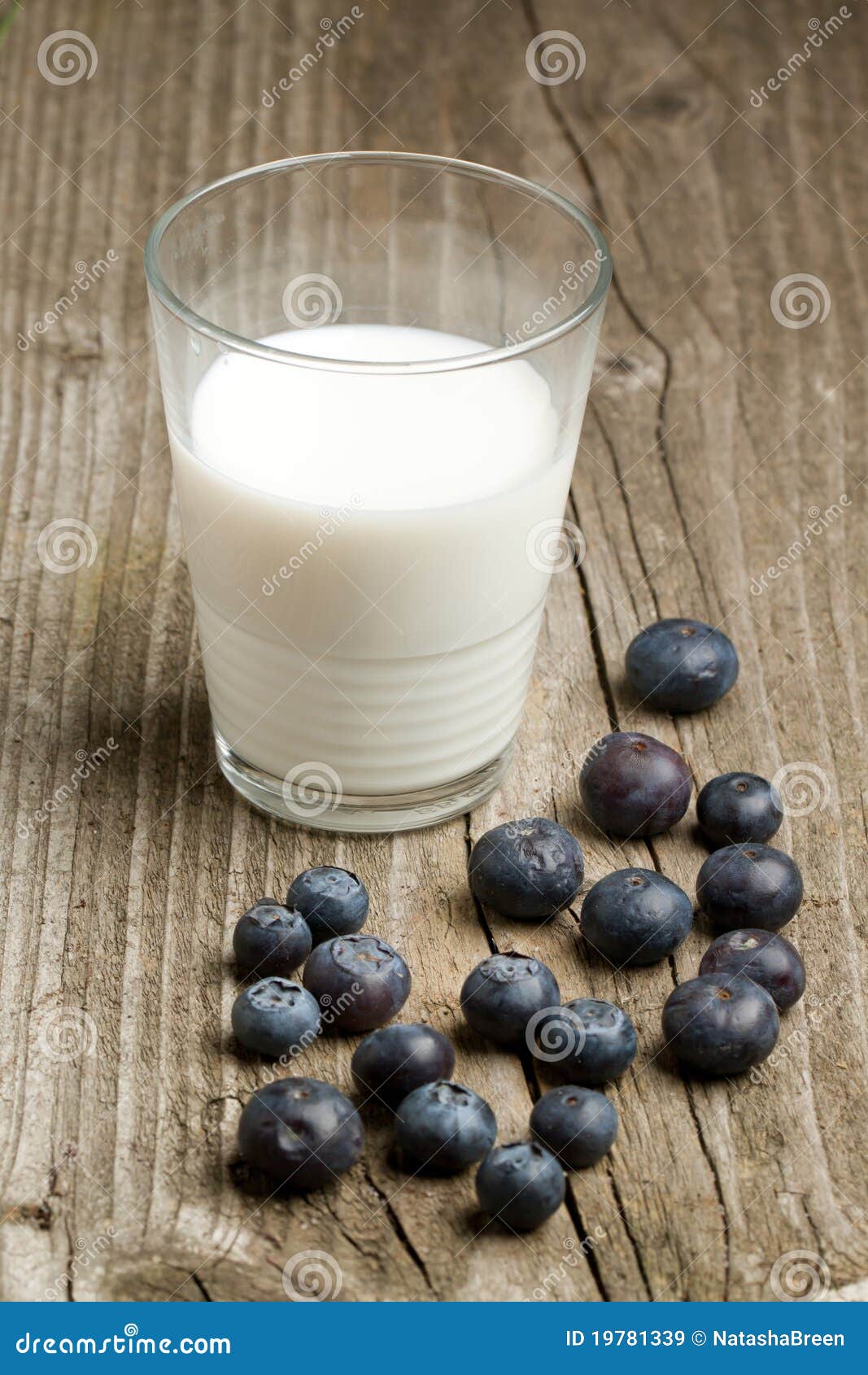 Fresh Blueberries with Milk Stock Image Image of diet, bucket 19781339