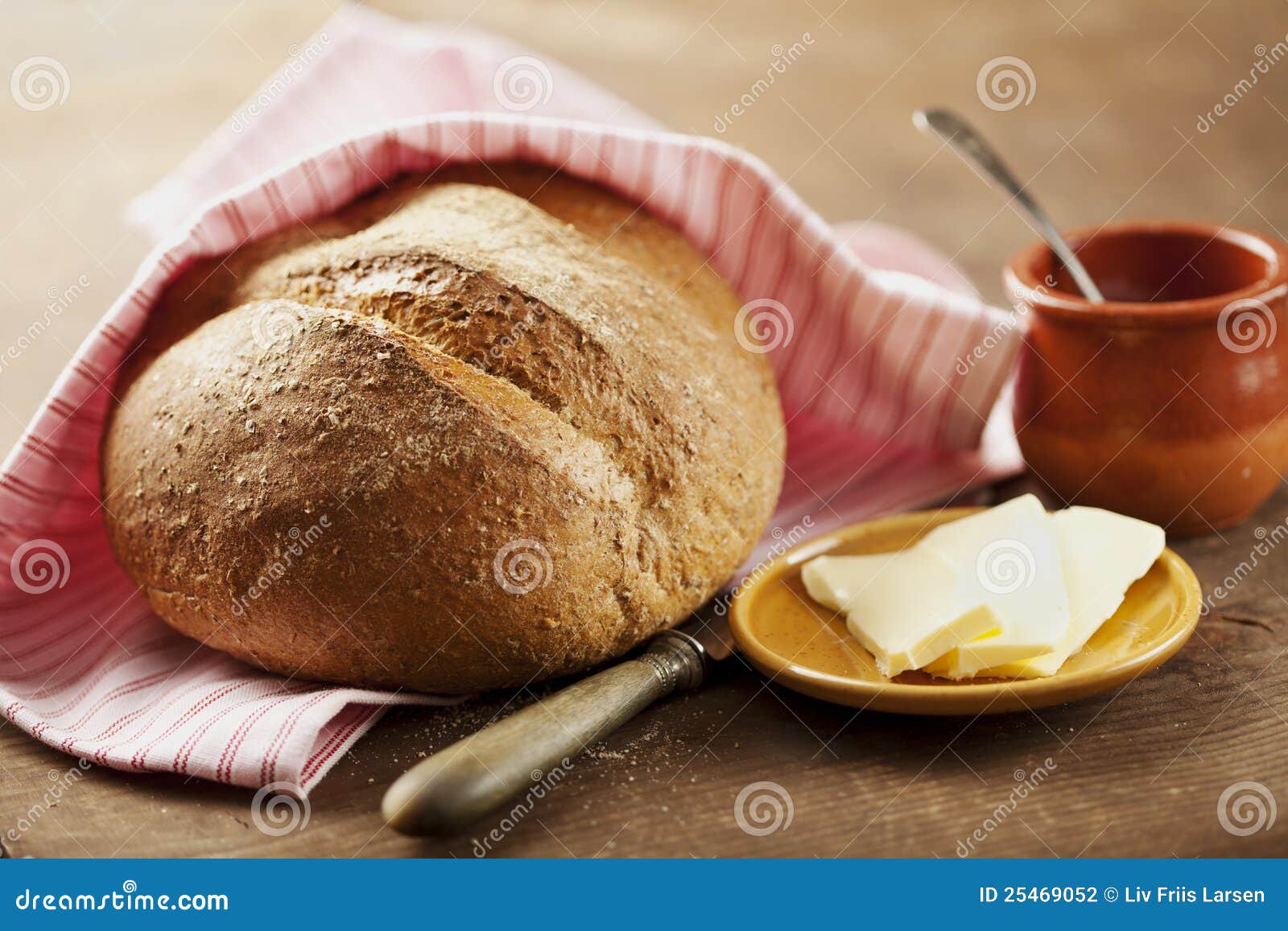 Fresh bread stock photo. Image of fresh, grain, rustic 25469052