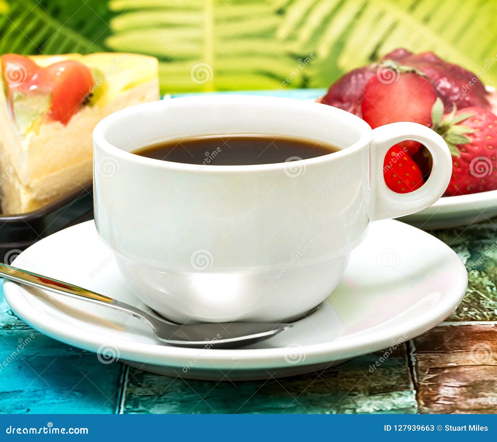 Fresh Brewed Cup of Deliciious Coffee Ready for Drinking Stock Image Image of drink, decaf