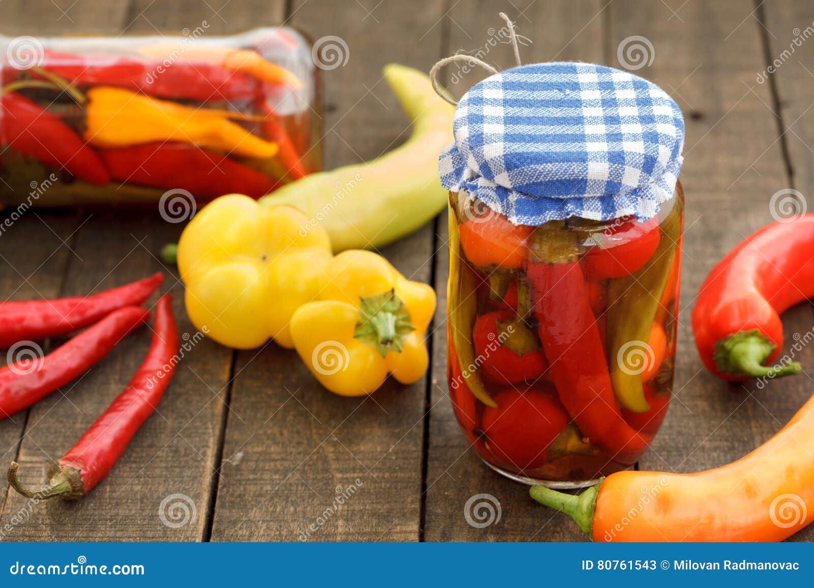 Fresh and Canned Hot Peppers Stock Image Image of products, canning