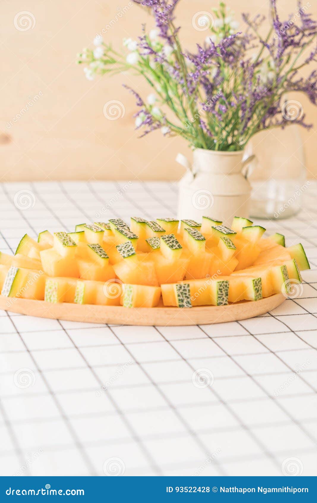 Fresh cantaloupe melon stock photo. Image of juicy, background 93522428