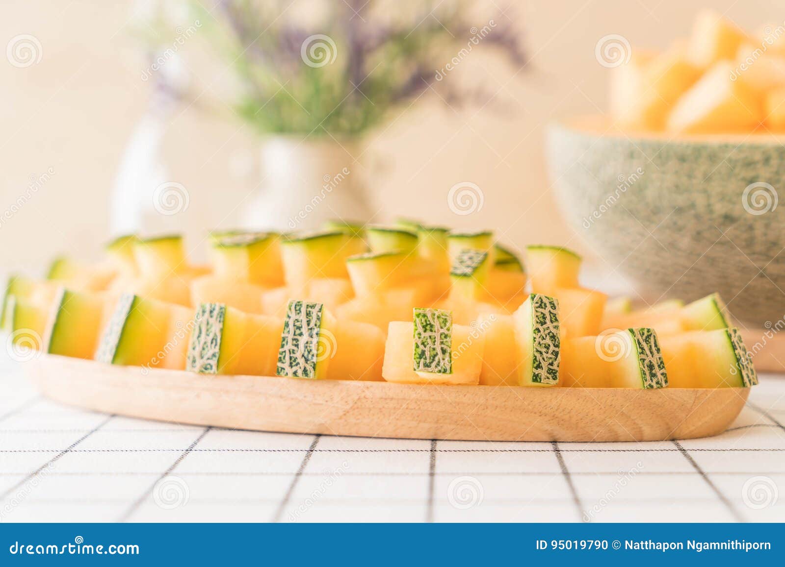 Fresh cantaloupe melon stock photo. Image of green, freshness 95019790