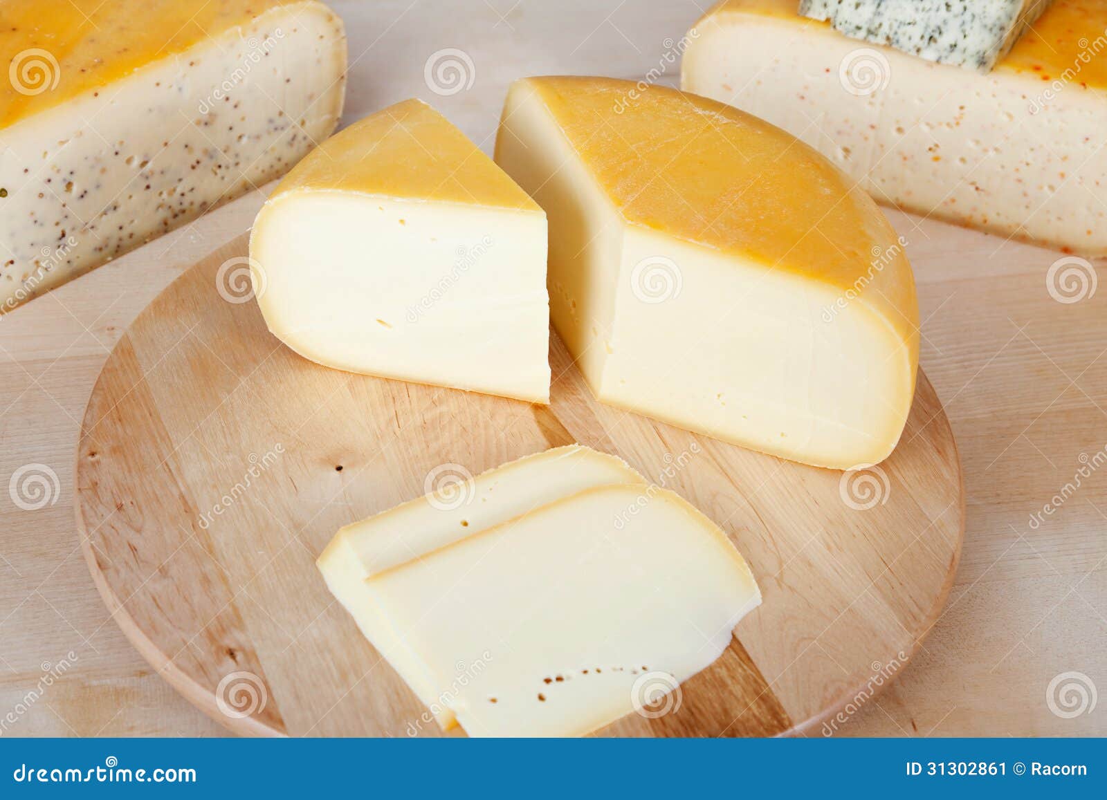 Fresh cheese slice stock image. Image of delicious, delicatessen 31302861